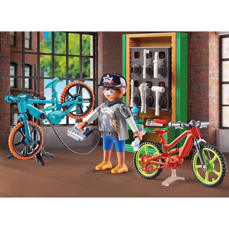 Playmobil City Life: E-Bike werkplaats (70674) - Afbeelding 2