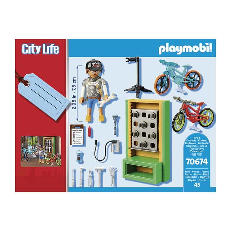 Playmobil City Life: E-Bike werkplaats (70674) - Afbeelding 3