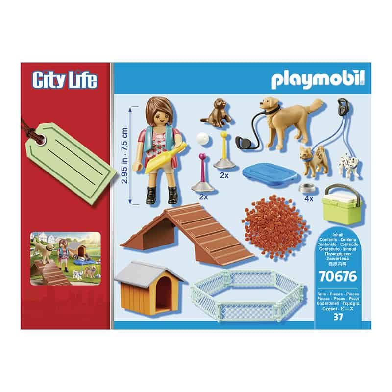Playmobil City Life: Hondentrainster (70676) - Afbeelding 3