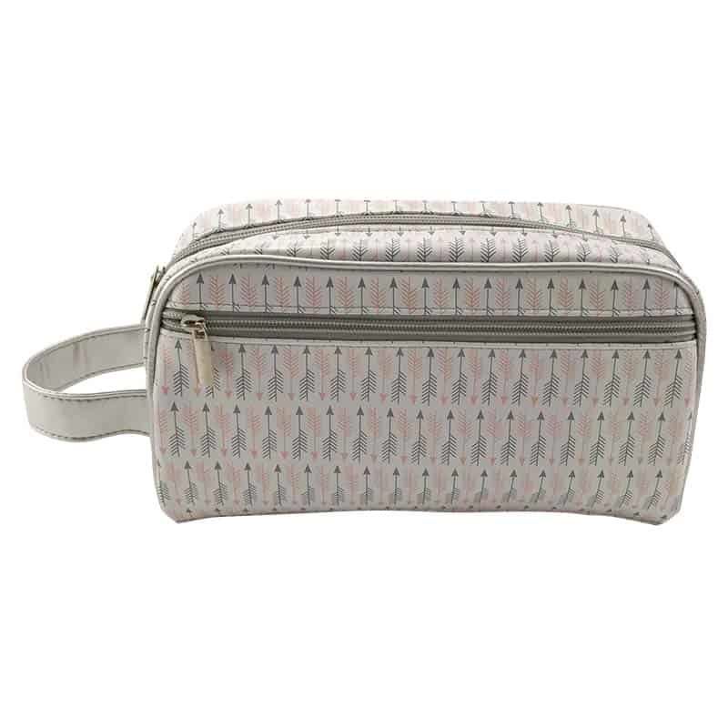 Make-up tasje met pijlenmotief 26x14x8cm