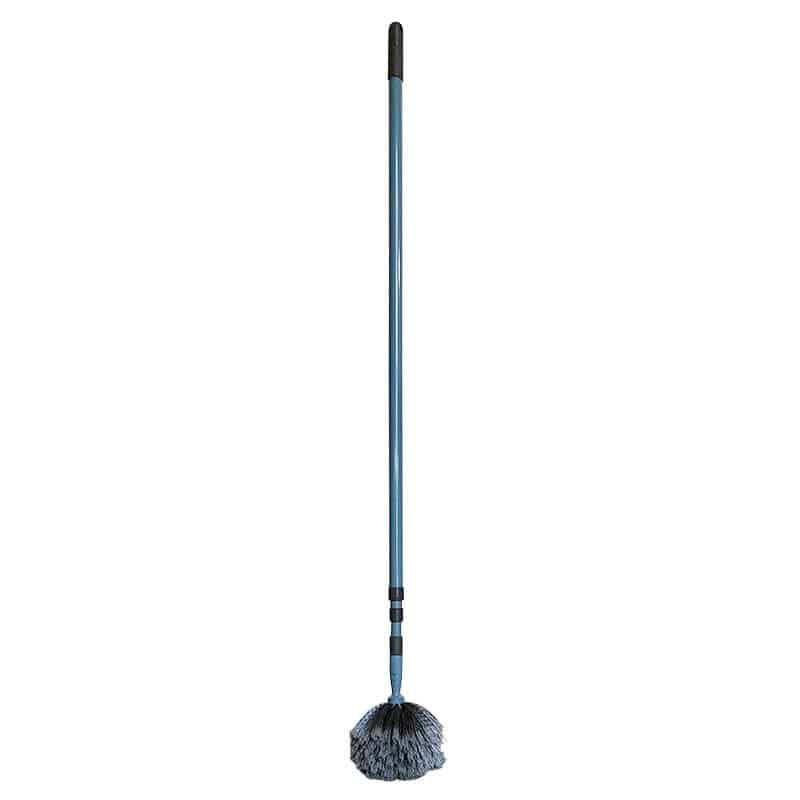 Spinnenweb borstel telescopisch 3m (blauw/grijs) - Afbeelding 3
