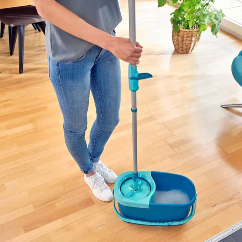 Leifheit Clean Twist mop + emmer + steel - Afbeelding 3