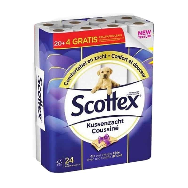 Scottex Kussenzacht wit 20+4 pack