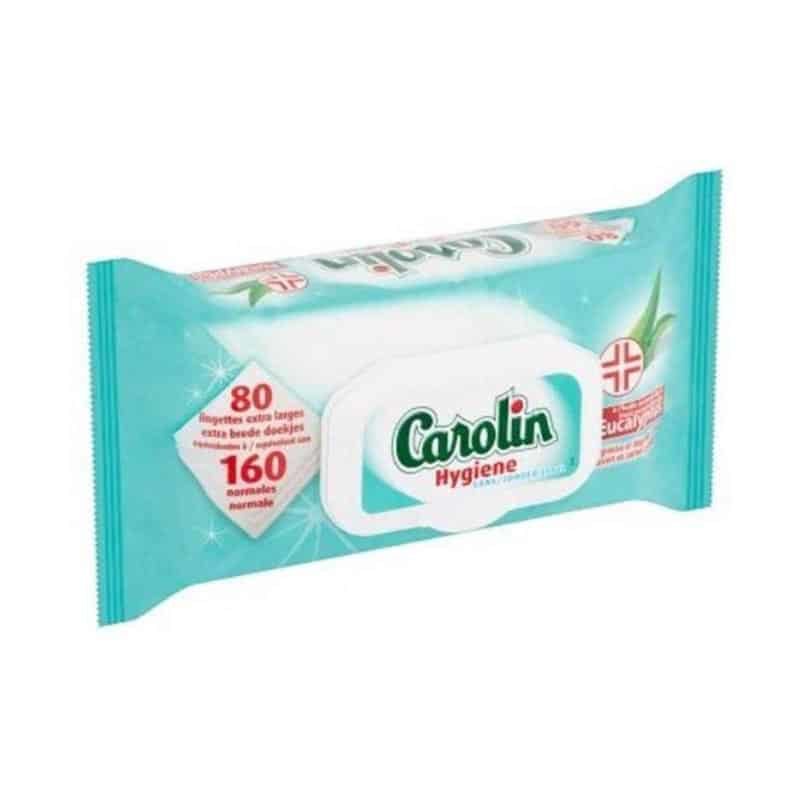 Carolin doekjes hygiëne 160 stuks