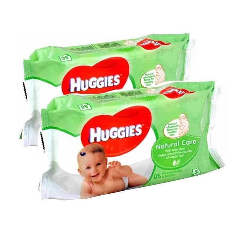 Huggies Babydoekjes Aloe vera (56 stuks)