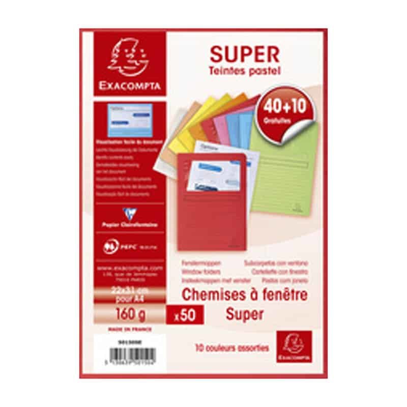Venstermap Super 40+10 stuks