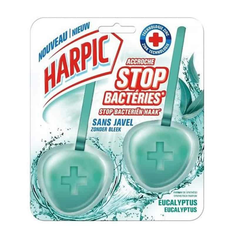 Harpic Toiletblok Stop Bacteria eucalyptus 2x40 gr