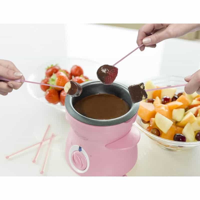 Bestron Chocolade fondue (25W) roze