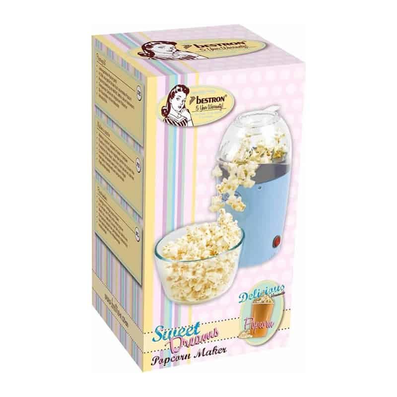Bestron Popcornmaker (1200W) blauw