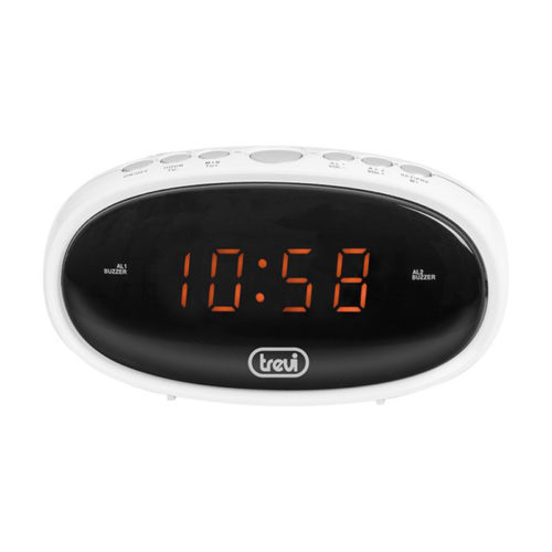 Trevi wekkerradio EC880 wit
