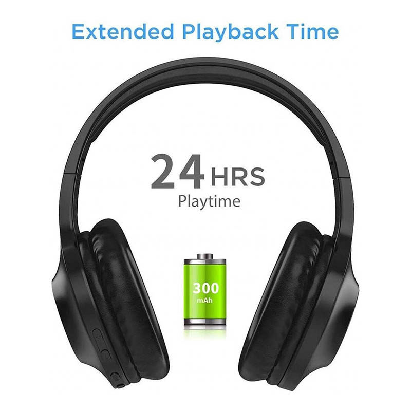 Lenova headphone over-ear HPH116 BT zwart - Afbeelding 3