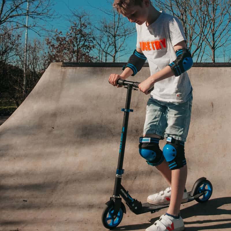 Maple Leaf Skate scooter alu (145mm) blauw - Afbeelding 2