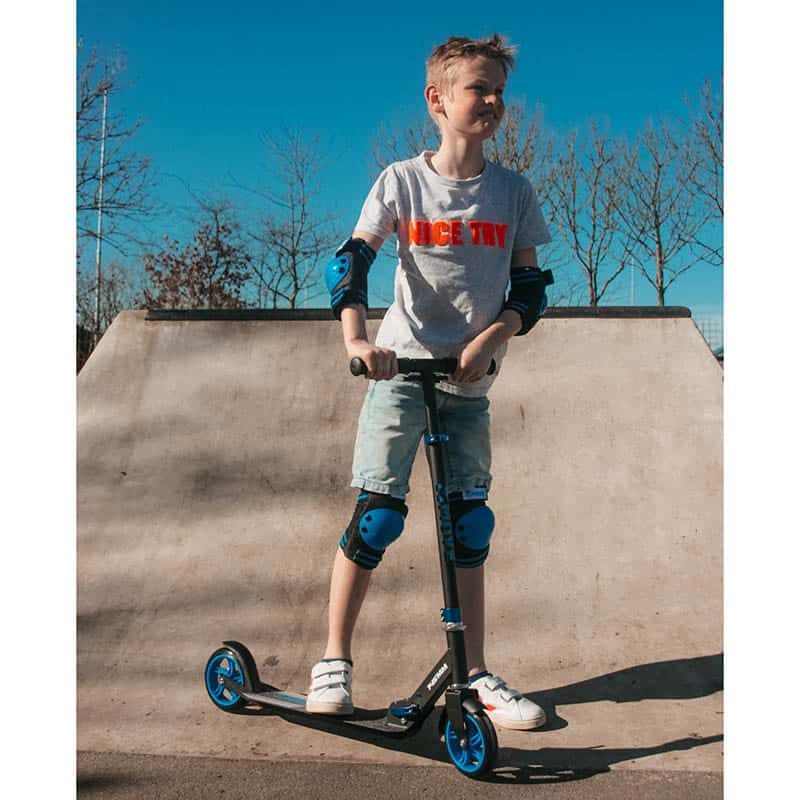 Maple Leaf Skate scooter alu (145mm) blauw - Afbeelding 9