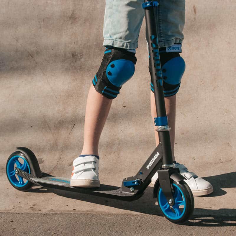 Maple Leaf Skate scooter alu (145mm) blauw - Afbeelding 4