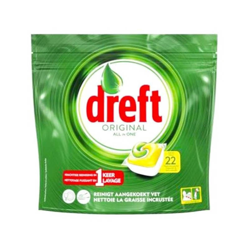 Dreft Caps Original All In One citroen (22 stuks)
