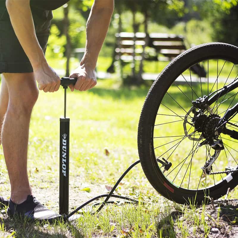 Dunlop Fietspomp staand (ø35mm, H62cm) - Afbeelding 2