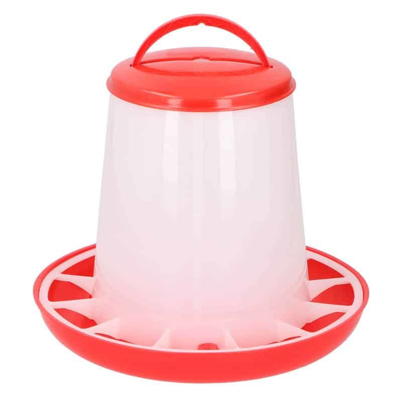 Kippenvoederbak plastiek (ø25xh26cm) 3kg