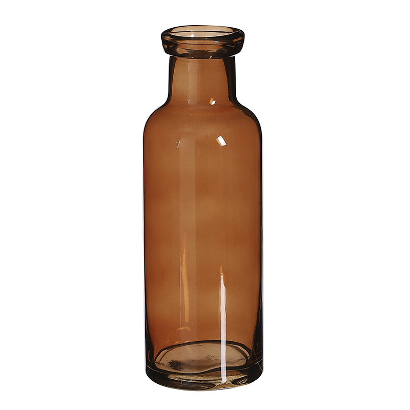 Regal fles (ø9x26cm) bruin