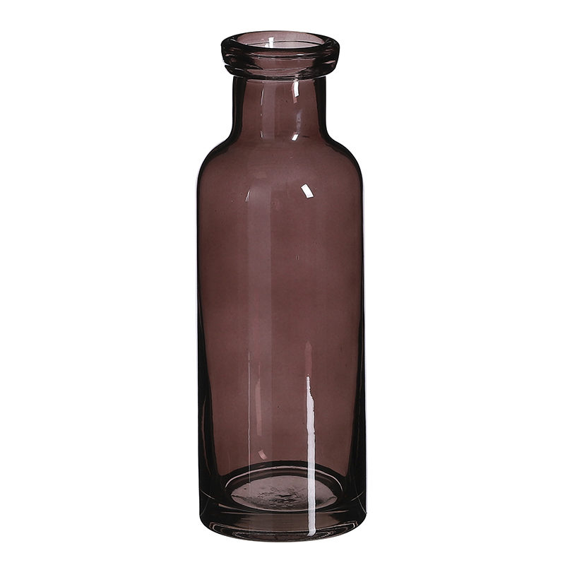 Regal fles (ø9x26cm) donkerbruin