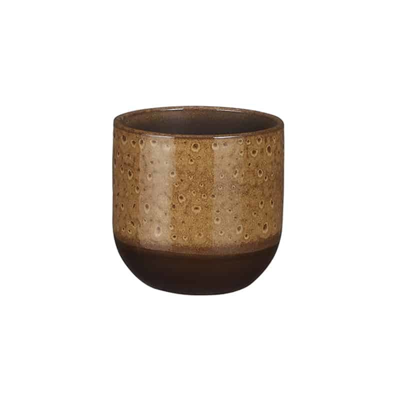 Nora pot (ø14x13cm) oker