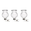 Clip vaas (ø4x6cm) glas 3 stuks - Afbeelding 2