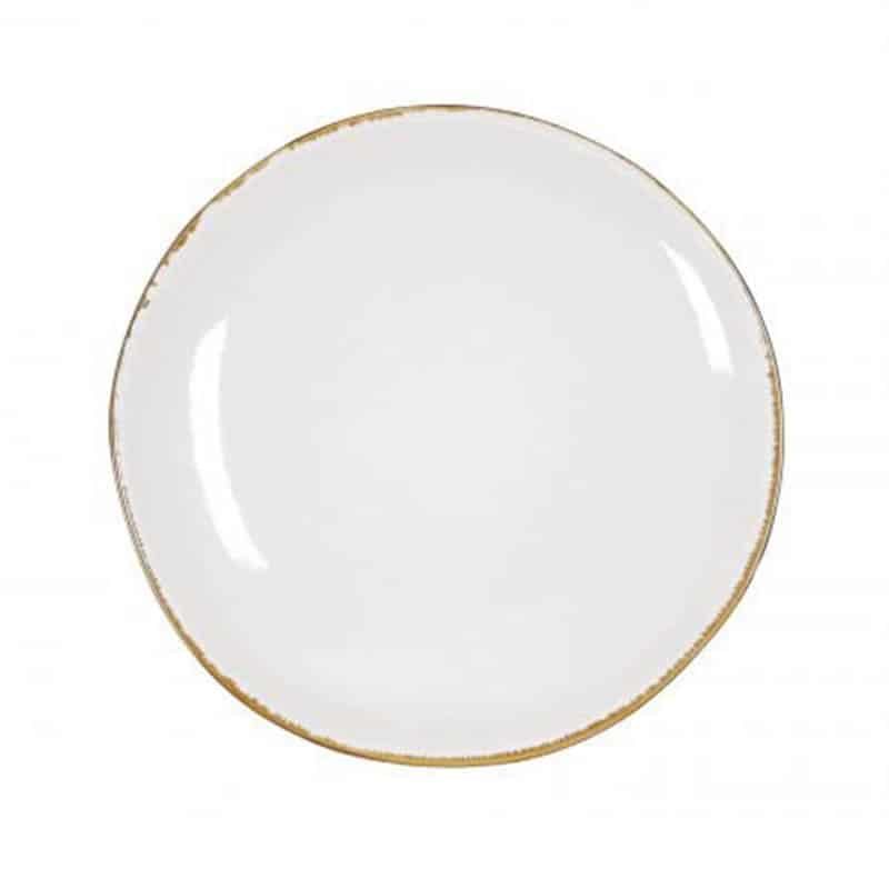 Tabo dinerbord (ø26,50cm) ceramic wit