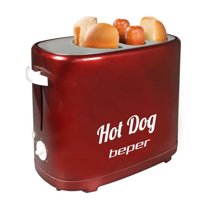 Beper Hotdogmaker (750W) rood