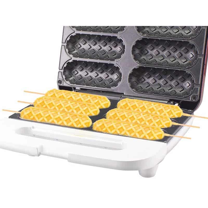 Beper Stokjeswafelmaker (850W) rood - Afbeelding 6