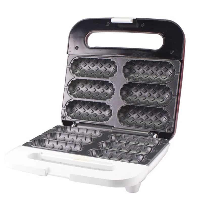 Beper Stokjeswafelmaker (850W) rood - Afbeelding 4