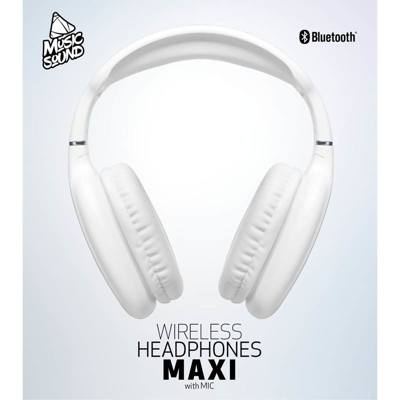 Music Sound Hoofdtelefoon over-ear MS MAXI BT wit - Afbeelding 5
