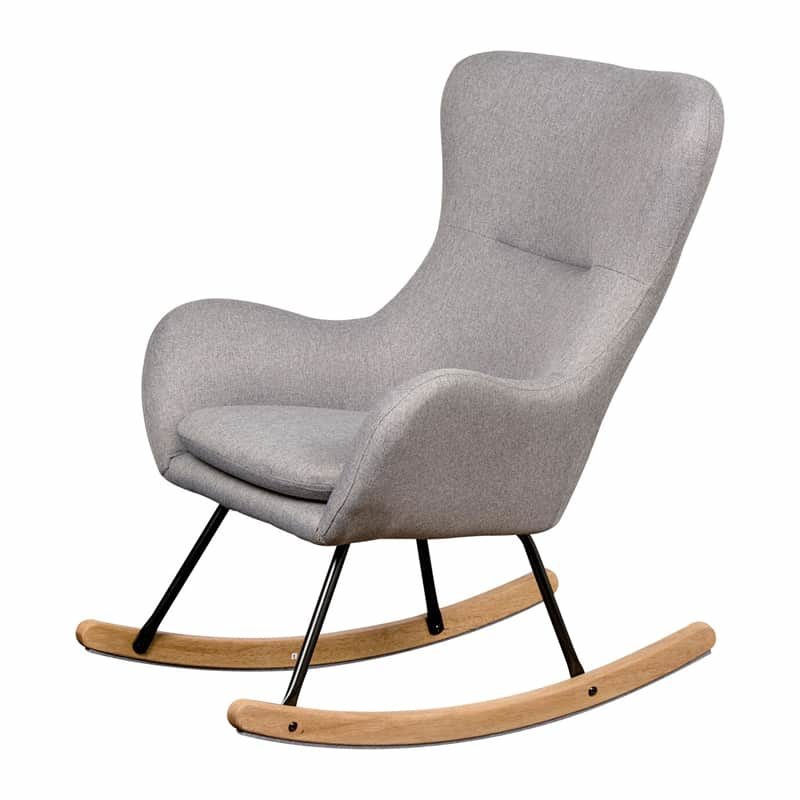 iets kubiek het doel Quax Schommelstoel rocking chair donker grijs - Happyland