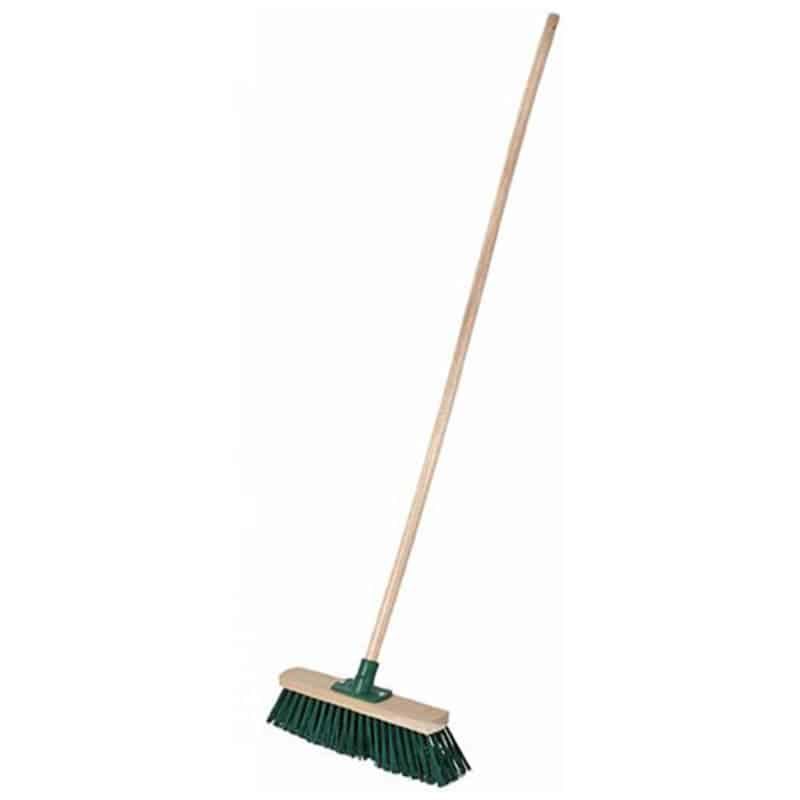 Houten Borstel (40cm) met steel (120cm)