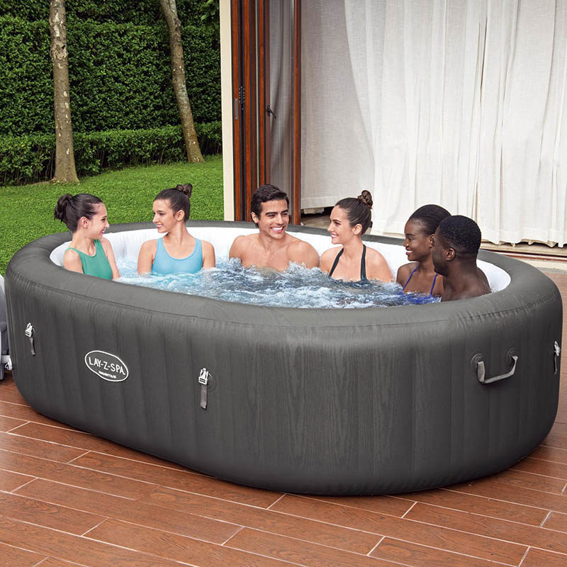 Lay-Z-Spa Bubbel Massage set Mauritius (270x180xh71cm) bruin