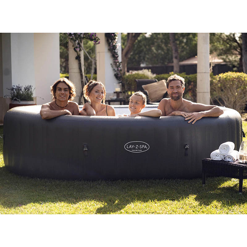 Lay-Z-Spa Bubbel Massage set Mauritius (270x180xh71cm) bruin - Afbeelding 5