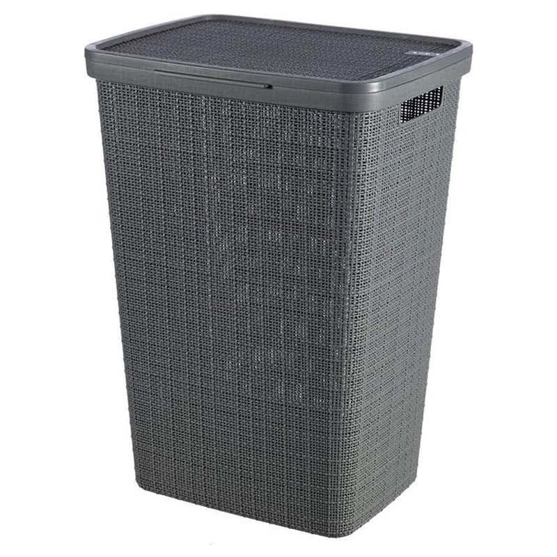 Curver wasbox 58L in jute, donkergrijs