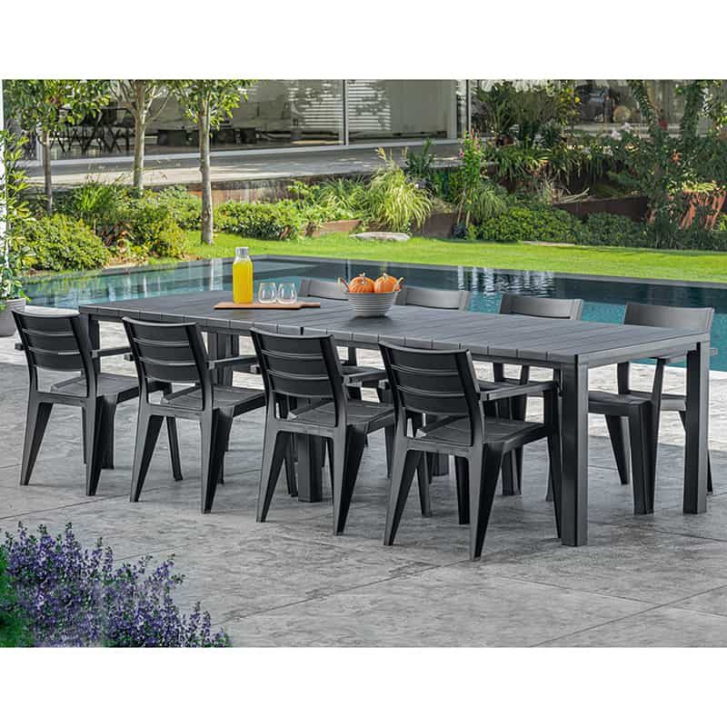 Keter Julie stapelstoel graphite - Afbeelding 3