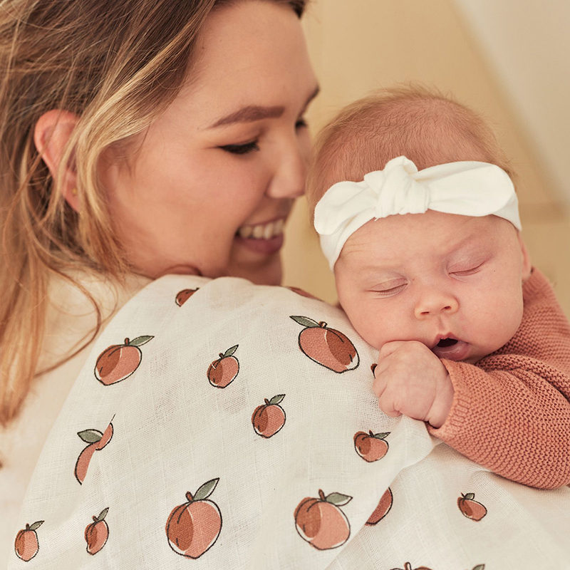 Tetra doek (70x70cm) peach (3 stuks) - Afbeelding 3