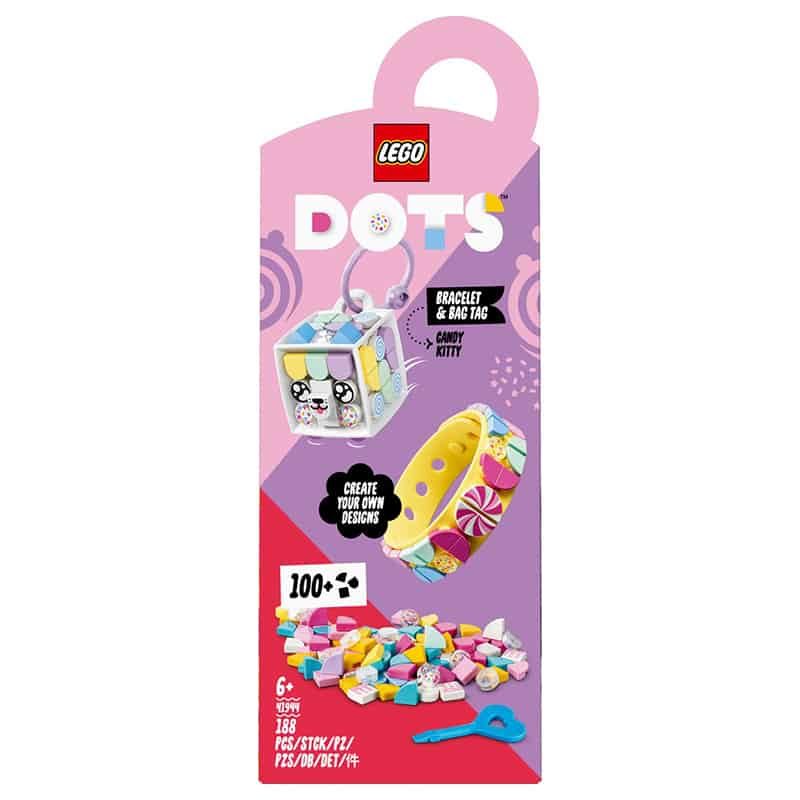 Lego DOTS Snoepkatje armband & tassenhanger (41944) - Afbeelding 7