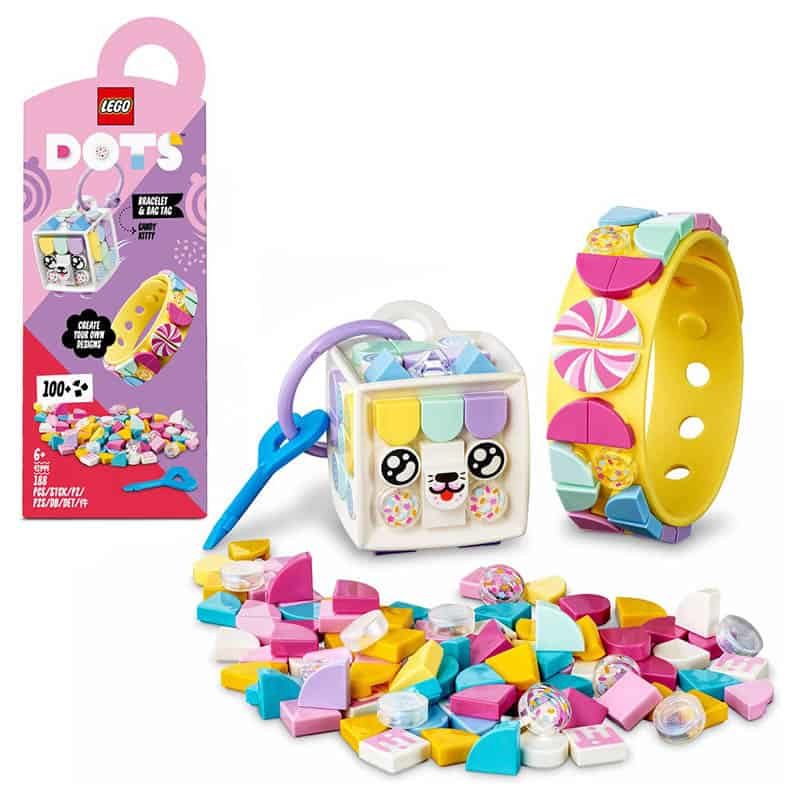 Lego DOTS Snoepkatje armband & tassenhanger (41944)