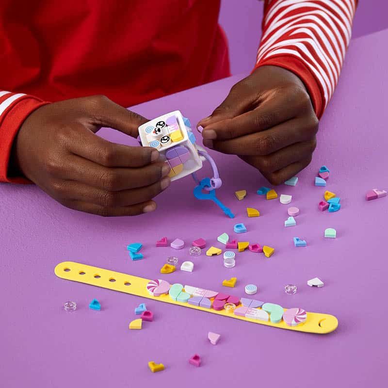 Lego DOTS Snoepkatje armband & tassenhanger (41944) - Afbeelding 4
