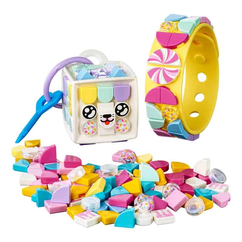 Lego DOTS Snoepkatje armband & tassenhanger (41944) - Afbeelding 2