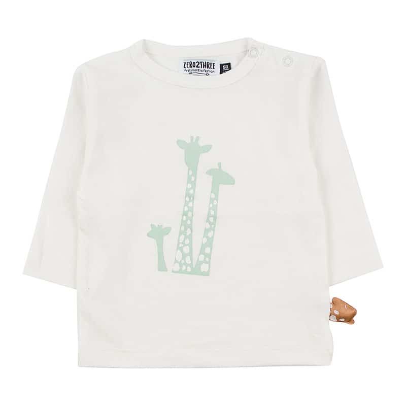 Zero 2 Three t-shirt lange mouwen (3-9m)