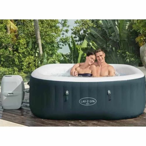 Lay-Z-Spa Bubbel Massage set Ibiza (180x180xh66cm) grijs