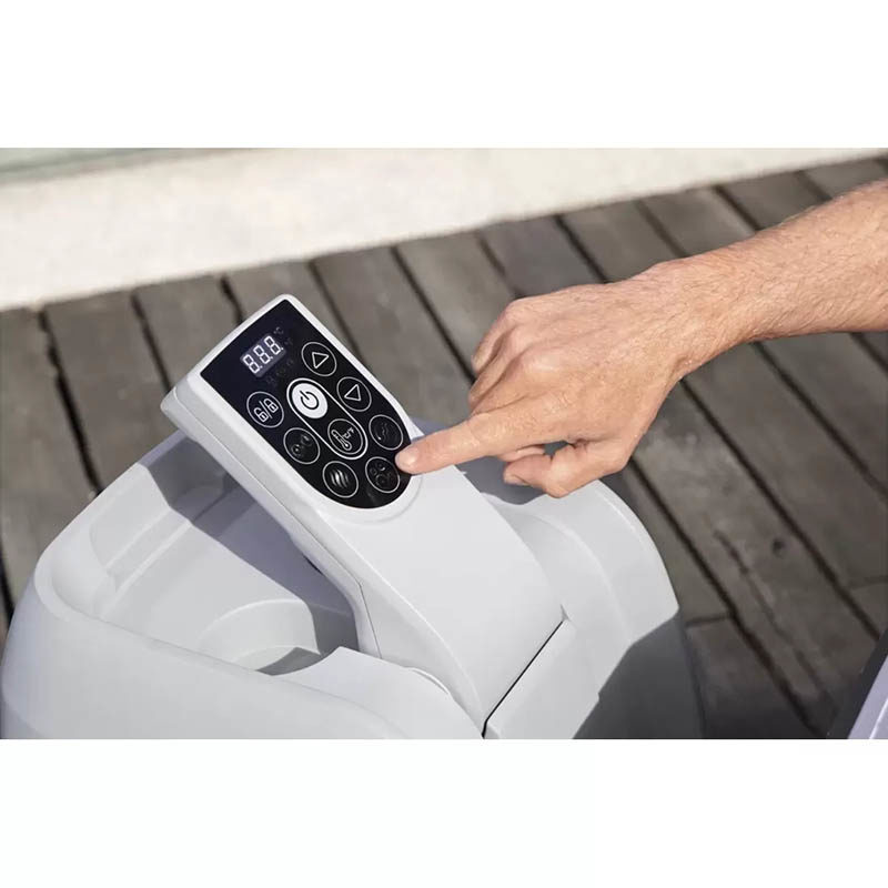 Lay-Z-Spa Bubbel Massage set Ibiza (180x180xh66cm) grijs - Afbeelding 6