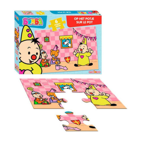 Bumba puzzel (6st) 'Op het potje'