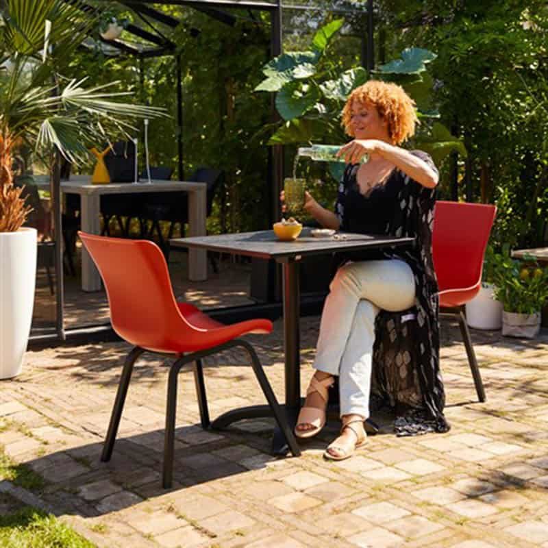 Hartman Sophie Bistro tafel (68x68cm) carbon zwart - Afbeelding 4