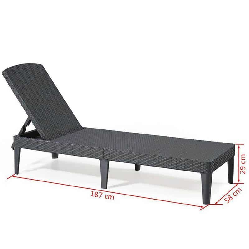 Ligbed Jaipur graphite - Afbeelding 4