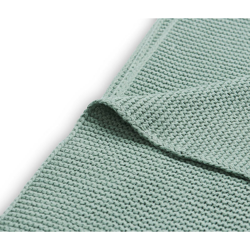 Jollein Deken (100x150cm) Basic knit forest green