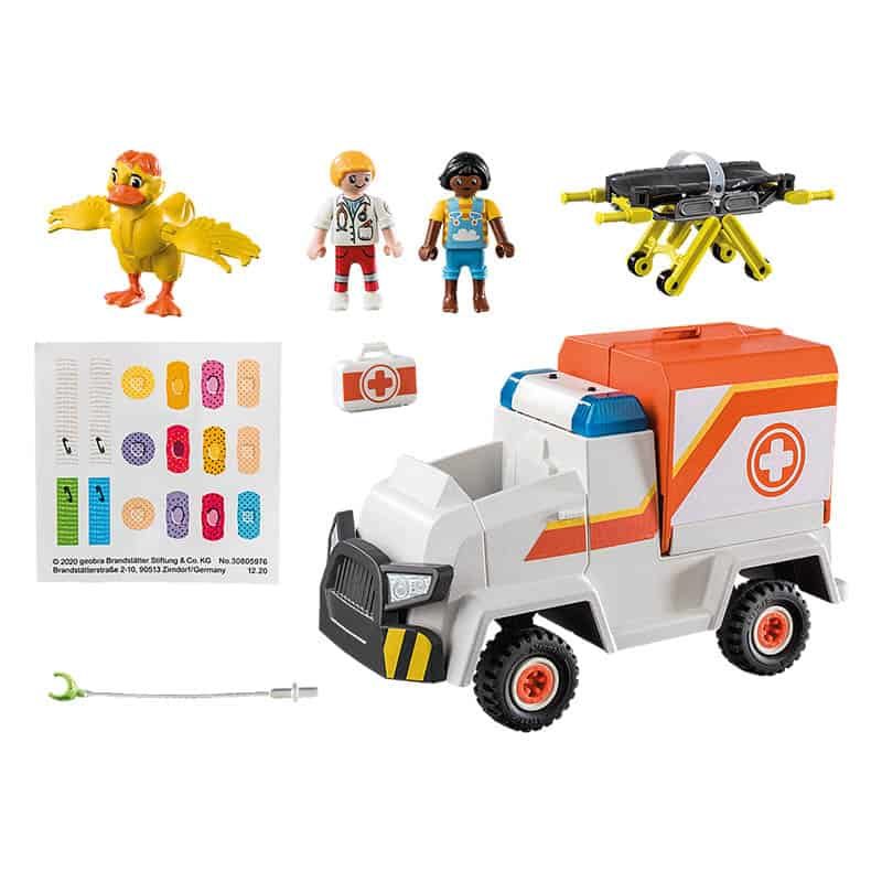 Playmobil Duck on Call: Ambulance (70916) - Afbeelding 3