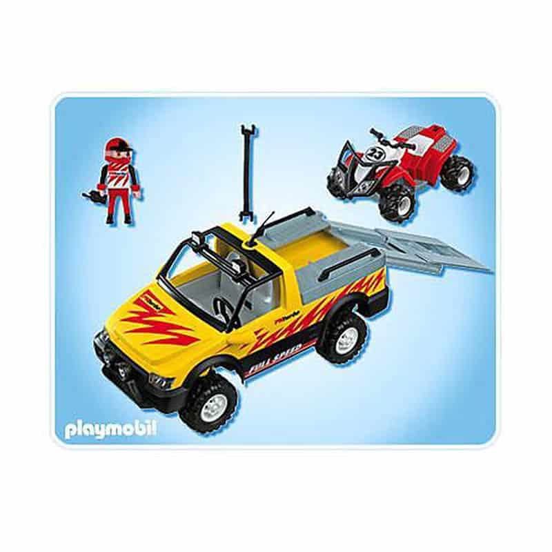 Playmobil Pick-up & Red racing quad (4228) - Afbeelding 3